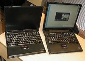 IBM ThinkPad 2000 forhåndsvisning: (f.v.) Performance og All-in-One. <i>Foto: Eirik Rossen</i>
