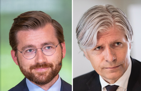 Sveinung Rotevatn (t.v.) og Ola Elvestuen er begge tidligere klima- og miljøministre for Venstre. <i>Foto:  NTB</i>