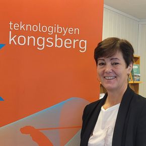 Daglig leder Wivi-Ann Bamrud i Kongsberg Næringsforening ser fram til å samarbeide med Teknisk Ukeblad under Kongsberg Agenda <i>undefined:  Odd Richard Valmot</i>