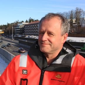 Tom Hedalen er prosjektsjef for E18 Vestkorridoren. <i>Foto:  Bjørn Olav Amundsen</i>