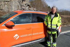Daglig leder i Agder OPS Vegselskap, Trond Heia. <i>Foto:   Thor Søndenaa/Veier 24</i>
