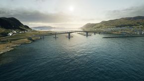 Nerlandsøybrua blir et av de største prosjektene i Møre og Romsdal de neste to årene. <i>Foto:  Møre og Romsdal fylkeskommune</i>