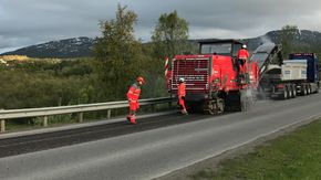 Veidekke skal legge den nye asfalten. <i>Illustrasjonsfoto:  Statens vegvesen</i>