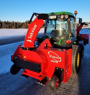 Tokvam har derfor utviklet en ny modell 180THS, tilpasset kompakt/park traktorer og små landbrukstraktorer i klassen fra 50 til 80 hk