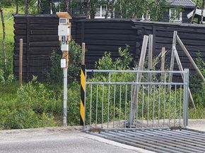 Denne feristen med sensorer utløser rovdyrlyder når noe nærmer seg <i>Foto:  Trøndelag fylkeskommune</i>