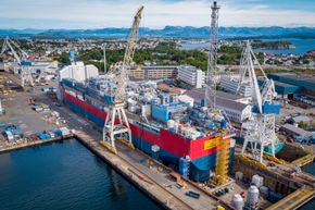 Balder X-prosjektet, som skal ta i bruk produksjonsskipet Jotun FPSO, har lenge vært Vår Energis viktigste utbygging. <i>Foto:  Vår Energi</i>