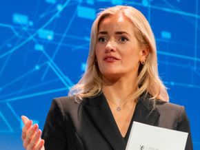 Justis- og beredskapsminister Emilie Enger Mehl (Sp) får penger av EU for å ruste opp grensen mot Russland. <i>Foto:  Are Thunes Samsonsen</i>