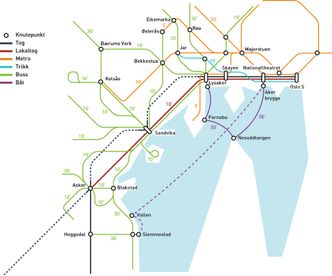 Plan for vestområdet.