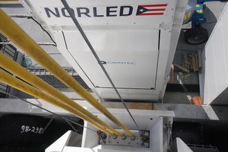 Ladepluggen er utviklet av Cavotec. Foto: Tore Stensvold