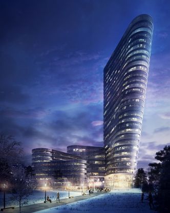 Fordeler og ulemperThe Twist på Forus i Stavanger planlegges med 30 etasjer, og vil bli én meter høyere enn Oslo Plaza om det realiseres. Arkitekt: LINK Arkitektur, illustratør