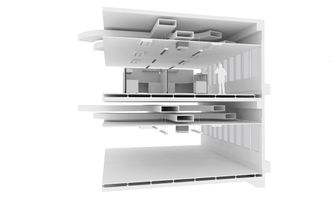 Tidligere har tekniske systemer og kjøleanlegg tatt opp plass som ellers kunne utgjort en hel etasje i bygget.