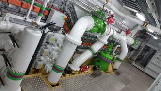 Rederiene er opptatt av at BWTS skal ta så liten plass som mulig og bruke minst mulig energi. Foto: Optimarin