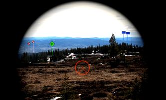 Eksempel på BMS-info i siktet ved hjelp av AR. Foto: Augmenti