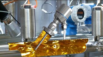 Et Pt-100 elementet fra Endress+Hausser der temperaturen måles fra tuppen av elementet. Foto: Werner Moller