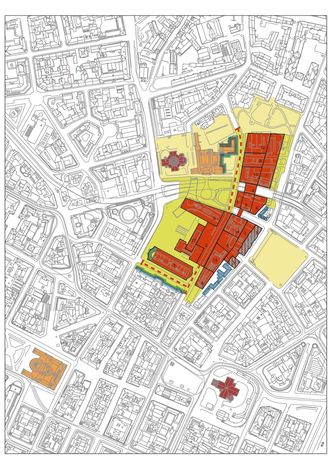 UangripeligIllustrasjonen viser forslag K5 Øst til nytt regjeringskvartal som ble anbefalt i konseptvalgutredningen fra juni i fjor. Om det blir valg må høyblokka og Y-blokka begge rives. Illustrasjon: Metier/LPOArkitekter/Opak