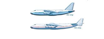 An-124 og An-225. Foto: Antonov