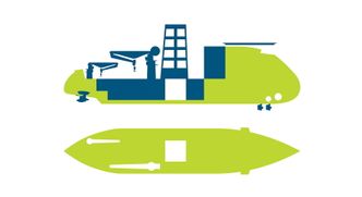 Subseafartøy med X-Stern og X-Bow.