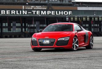 En konseptversjon av Audis til nå eneste elbil, R8 e-Tron. Bilde: Audi