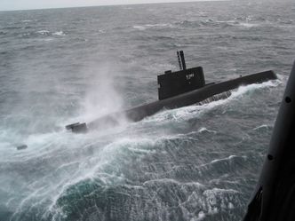 Her er den norske Ula-klasse ubåten Utstein. Foto: U.S. Navy Photo