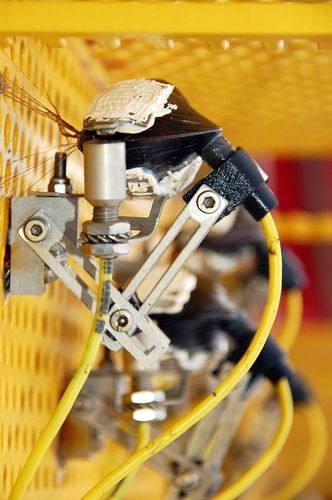 Vender nesa mot nordMåler puls: Biota Guard måler puls, samt åpne og lukkegrad på skjellene for å kartlegge miljøets tilstand i området rundt installasjonene.