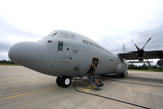 C-130J Super Hercules, registreringsnummer 5630 «Siv», som havarerte underveis fra Evenes til Kiruna 15. mars undefined: Per Erlien Dalløkken