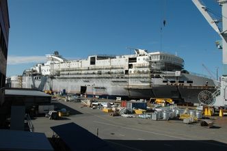 Superspeed 1 ble i 2007 satt inn på Kristiansand-Hirtshals-ruta. I 2014 ble den koblet på landstrøm. Foto: Anders J. Steensen