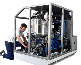 PrisMaskineriet i Masu-ubåtene vil bestå av åtte Sterling-motorer som på tegningen.