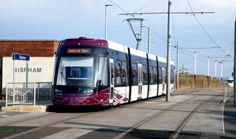 Bombardier-trikk i Blackpool.
