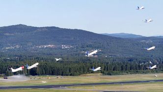 Det er mye B737 fra SAS og Norwegian på OSL, men på dette utsnittet har det sneket seg med både en Widerøe Dash 8 og en Beechcraft B200.