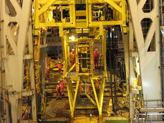 Her er bilde fra kveilerørsboringen til Centrica og Island Offshore. Foto: Centrica