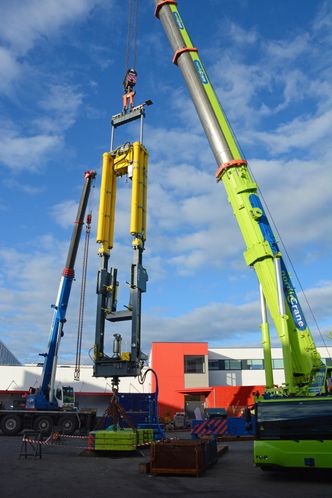 Dersom riggens eget kompensasjonsystem feiler tar backup-systemet i løfterammen over umiddelbart. Det tåler en spenning på 350 tonn og kan fungere i opptil to uker.