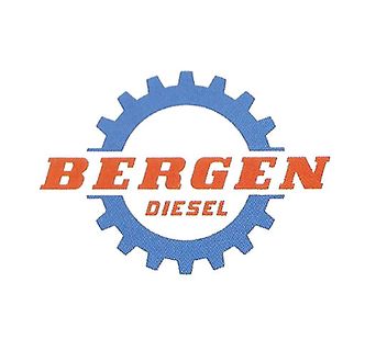 Logoen til merkenavnet Bergen Diesel, tatt i bruk i 1954. Bilde: Illustrasjon