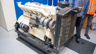 H-motoren, også kalt bussmotoren, ble laget i to eksemplarer. Bilde: Marius Valle