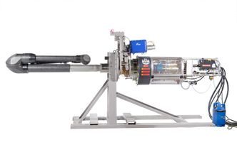 Robotarm fra Prezioso Linjebygg for å undersøke og rengjøre tanker innvendig. Foto: Tverrfjell Foto