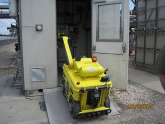 En versjon av denne inspeksjonsroboten skal etter planen brukes på Kashagan-feltet i Det kaspiske hav. Foto: National Robotics Engineering Center