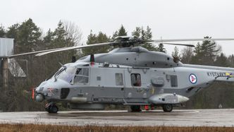 NH90 nummer seks på plass på Bardufoss. Nå er det et år til neste leveranse. Foto: Jenny Gudmundsen / Forsvaret