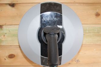 Veggmontert ladeløsning til elbil. Foto: Marius Valle