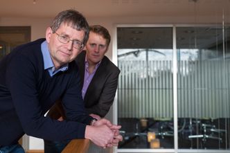 Adm. dir. Per Jæger (t.v.) og markedssjef Jens Sjøgren i Bolig-produsentene frykter skiftende energikrav skal gi prosjekteringsfeil fordi beregningsmetodene endres uten at folk rekker å bli trygge på hvordan de brukes.