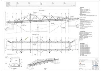 Tegninger av Perkolo bru. Foto: Statens Vegvesen