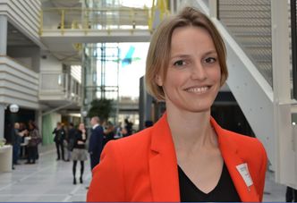 Vil lære om ny forretningsmodell: Ingunn Svegarden Statoil new energy forsvarer Statoils energy ventures første grønne investering. Foto: Jannicke Nilsen