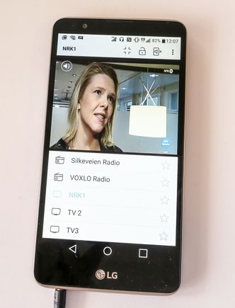 MiniTV 2: Legger man ned skjermen og klikker oå bildet spretter det ut i fullskjemformat. Foto: ORV