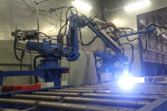 Sveiseroboter på Kleven Verft.