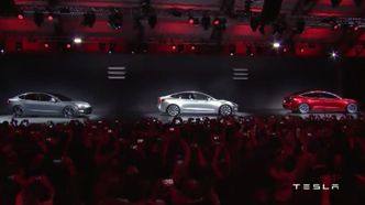 Fra lanseringen av Tesla Model 3. Foto: Tesla
