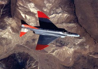 QF-4 var ombygde Phantom-fly. Foto: USAF