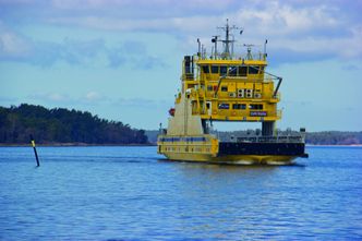 Stella er en 65 meter lang pendelferge, eid av Finferries. Foto: Finferries