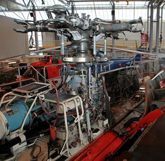 EC225 fra CHC Helikopter Service inne til vedlikehold. Foto: Per Erlien Dalløkken