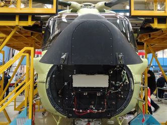 Osprey-panel i snuta. Foto: Leondardo-Finmeccanica