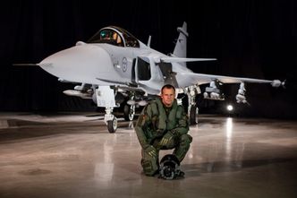 Gripen E. Foto: Saab