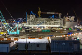 Plattformdekket til Ivar Aasen ombord på fartøyet Xiang Rui Kou, som skal frakte installasjonen fra Singapore til Utsirahøyden i Nordsjøen. Bilde: Det norske