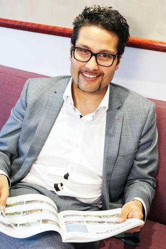 Treg: Det tok over et år fra Siraj begynte i OBOS til han selv ble OBOS-medlem - Det er litt flaut, innrømmer den nye OBOS-sjefen. Foto: Mari Gisvold